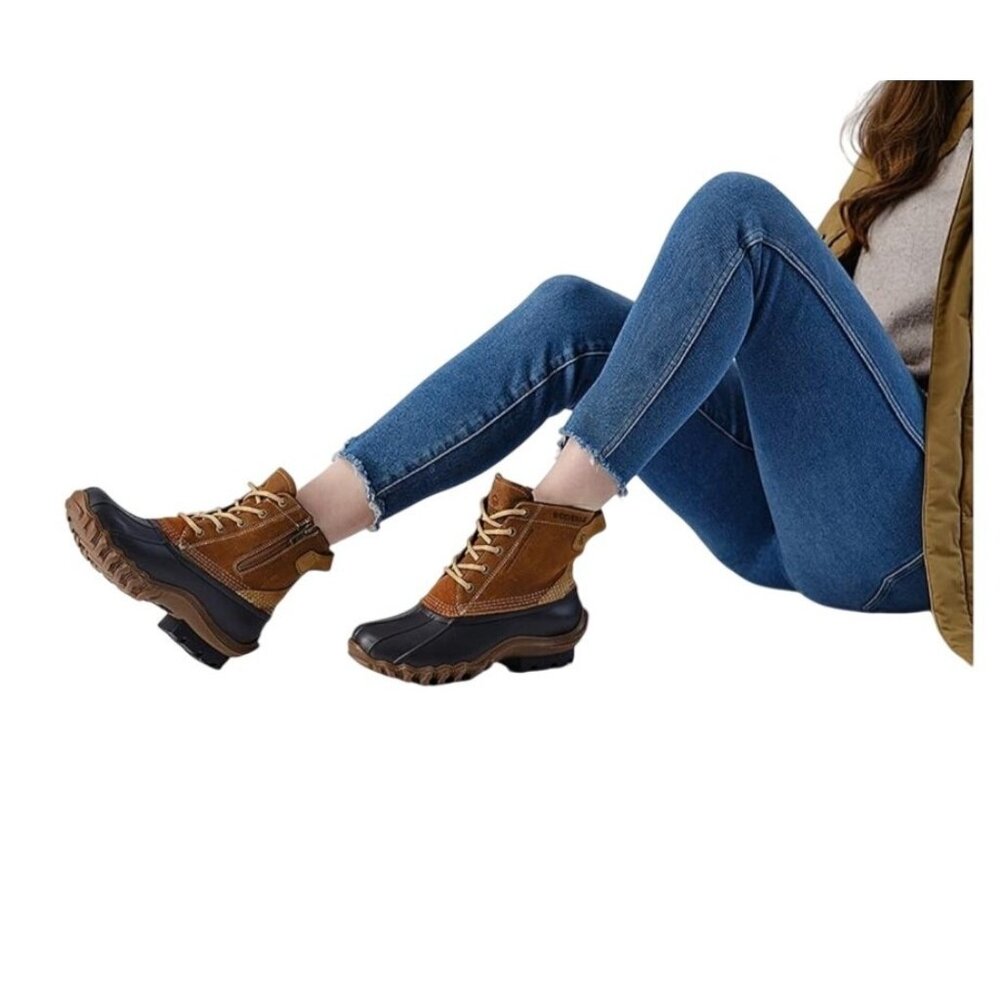 Wolverine Women's Torrent Waterproof Brown & Black EPX Winter Duck Boots 6M - Picture 2 of 16